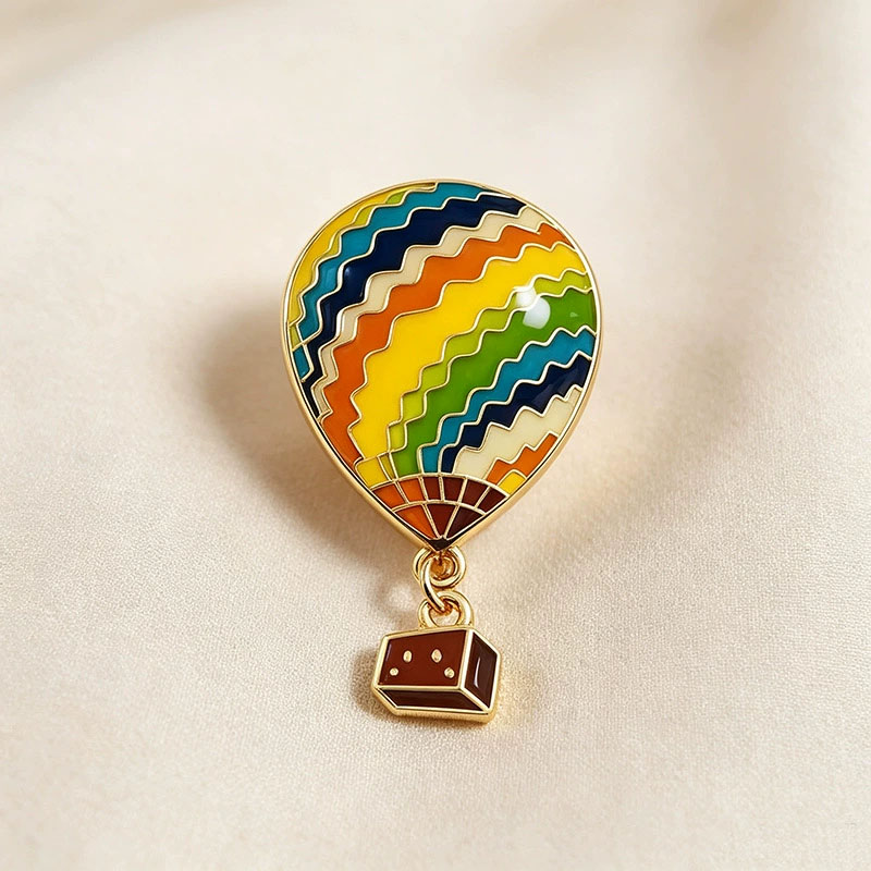 Embroidery Bali - Broche de Metal em Forma de