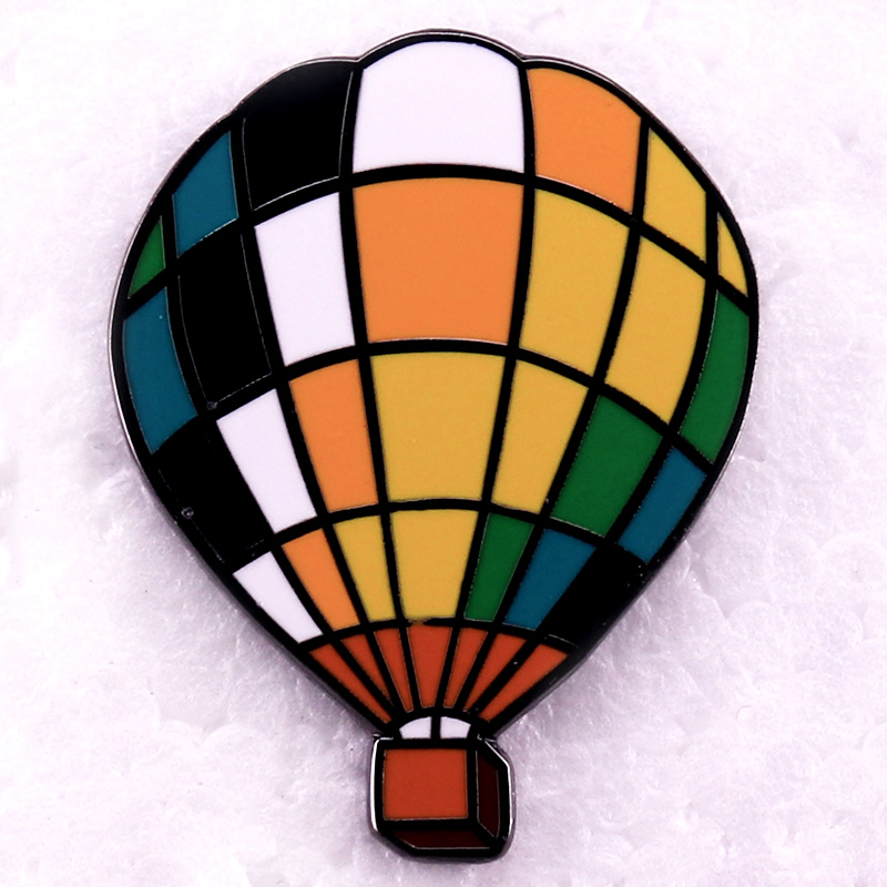 Embroidery Bali - Balão de ar quente esmalte pino