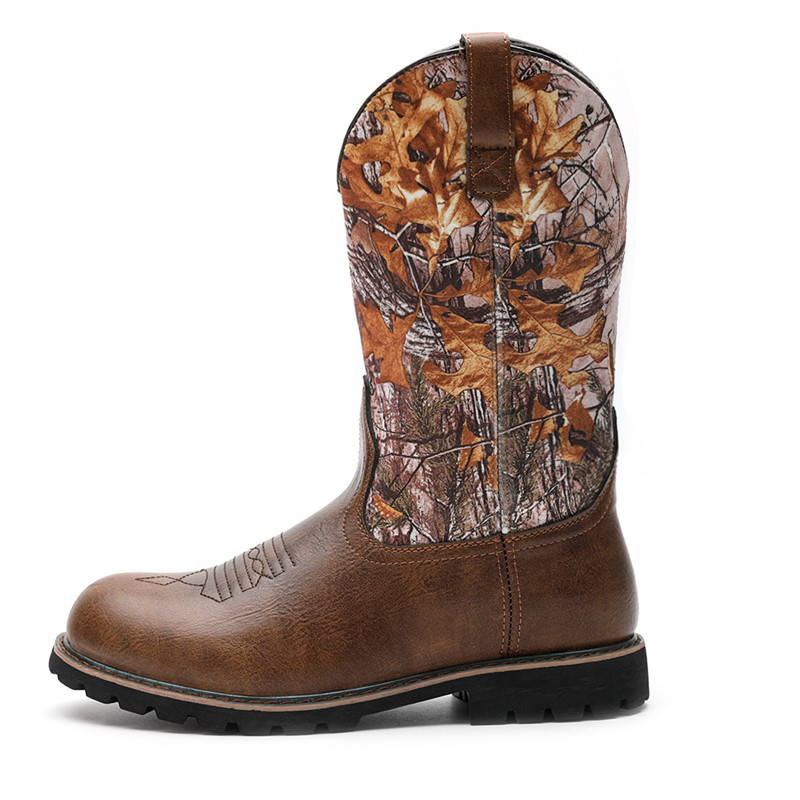 Embroidery Garments - Botas Masculinas Tamanho Grande 48, Clássicas,