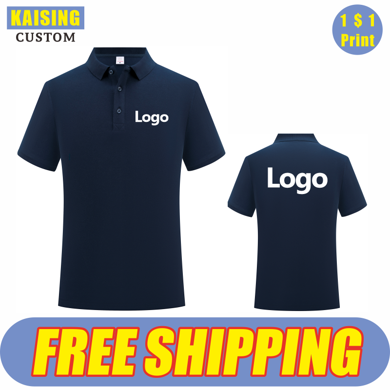 Embroidery Cotton Shirt - Kaising camisa polo de algodão puro