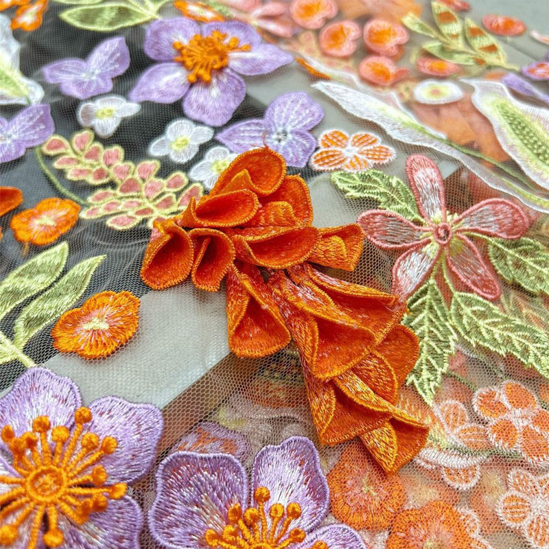 Embroidery Yellow Dress - Carrilhão de vento amarelo de alta