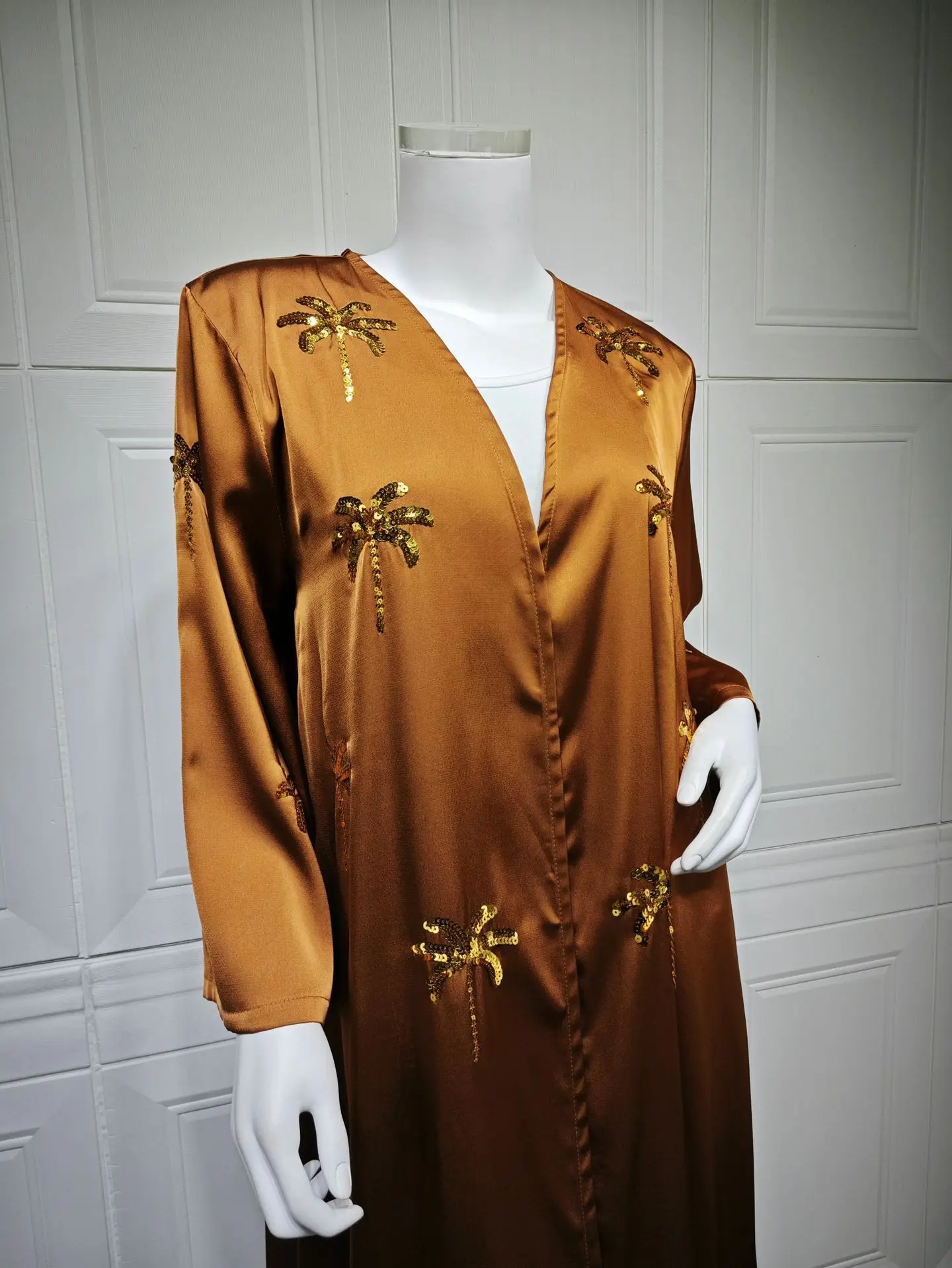 Embroidery Kebaya - Cardigã Modesto Muçulmano para o Ramadan,