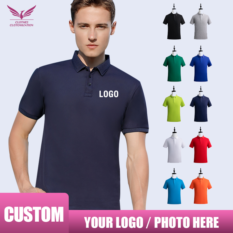 Embroidery Cotton Shirt - Camisa Polo Personalizável com Bordado Personalizado,