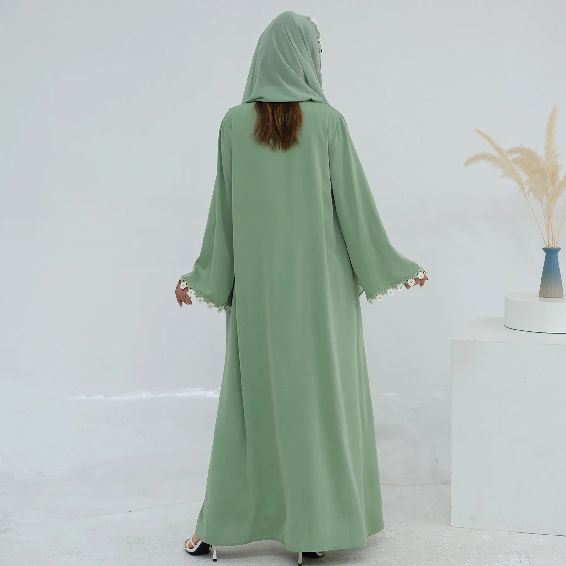 Abayas Dubai, Kaftan Turco, Ve - Embroidery Kebaya avaliação e preço