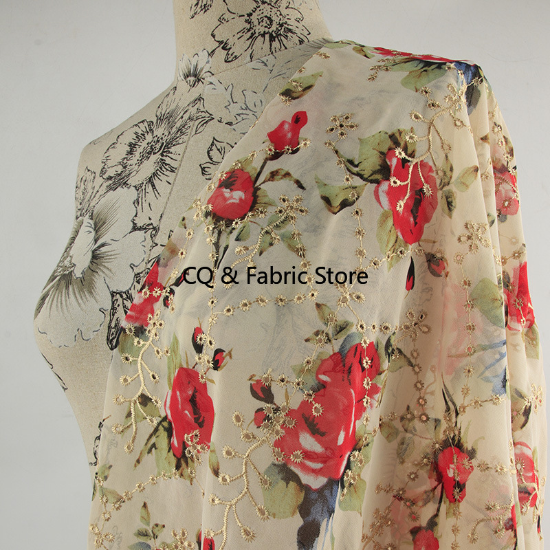 Novo padrão de rosa bordado im - Embroidery Rose avaliação e preço
