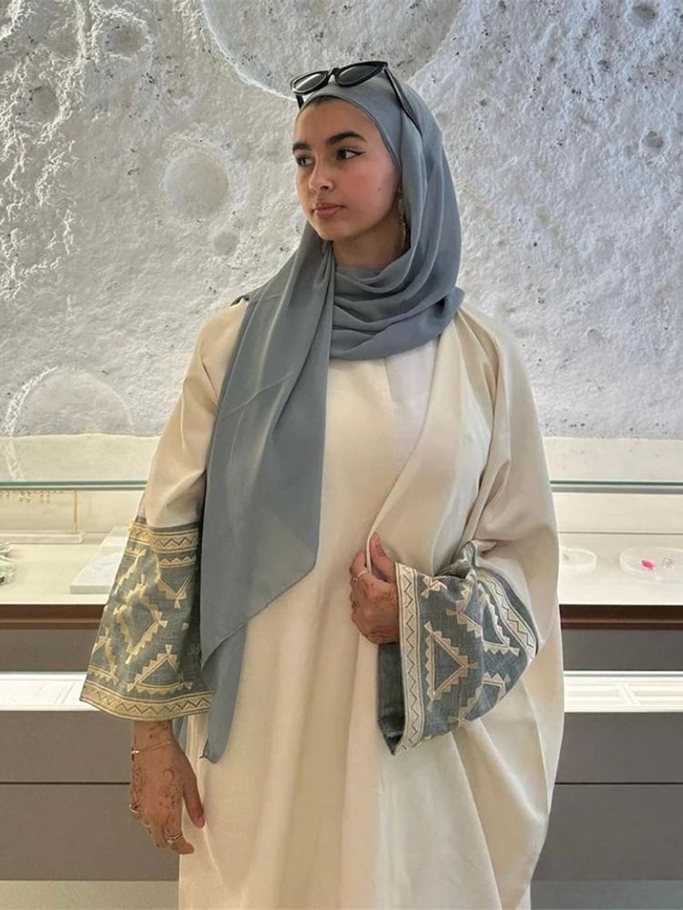Bordado Abaya para Mulheres Mu - Embroidery Kebaya avaliação e preço
