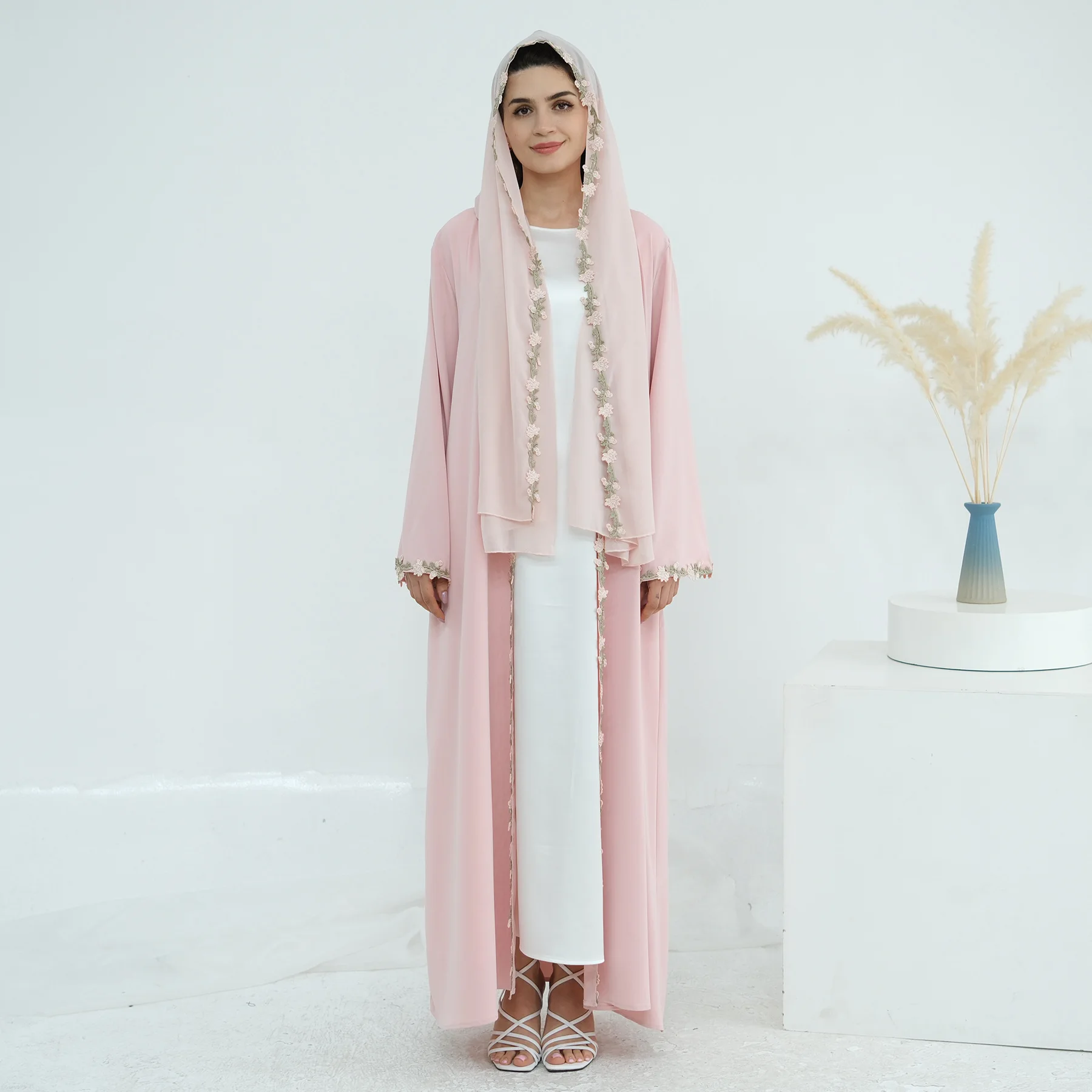 Cardigã Muçulmano Bordado para - Embroidery Kebaya avaliação e preço