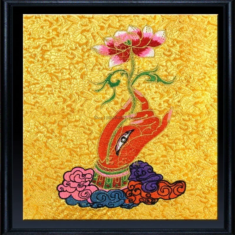 Capa de Sutra de Lótus Bergamo - Embroidery Bag avaliação e preço