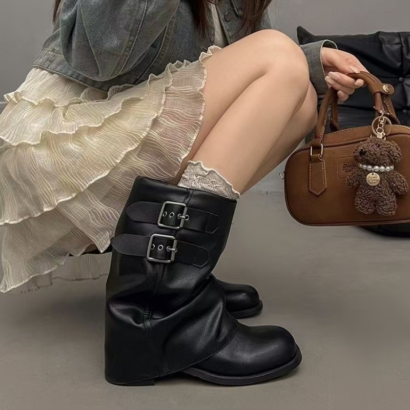 Botas Femininas Pretas de Cano - Embroidery Garments avaliação e preço