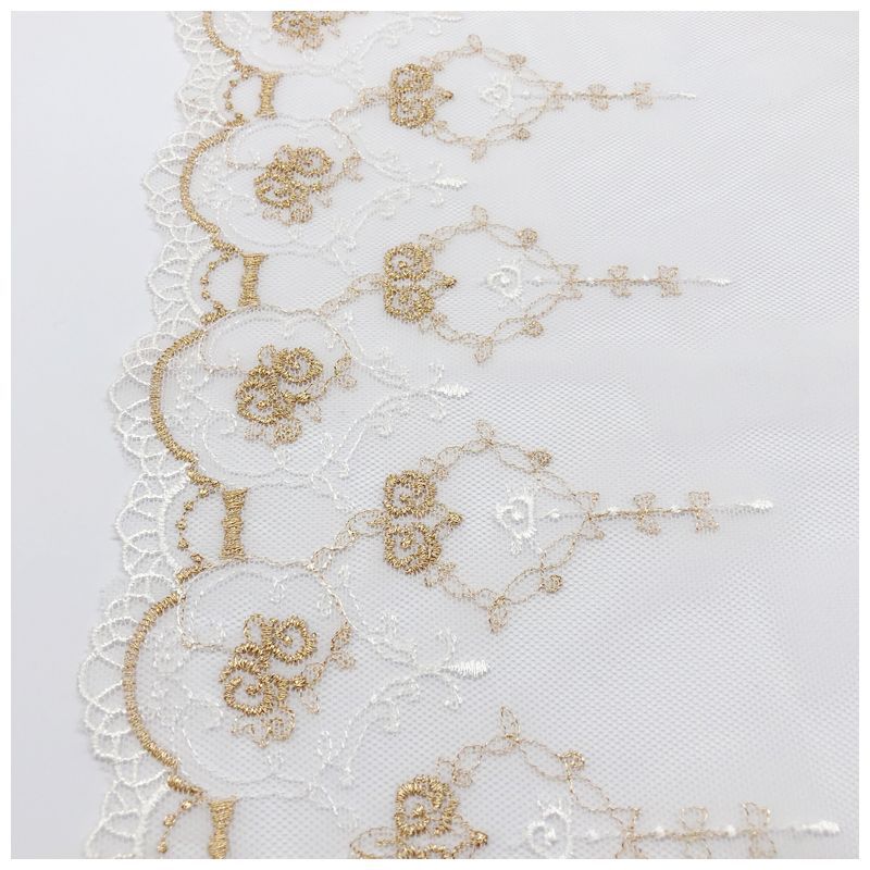 16.2cm de largura malha bordad - Embroidery Rose avaliação e preço