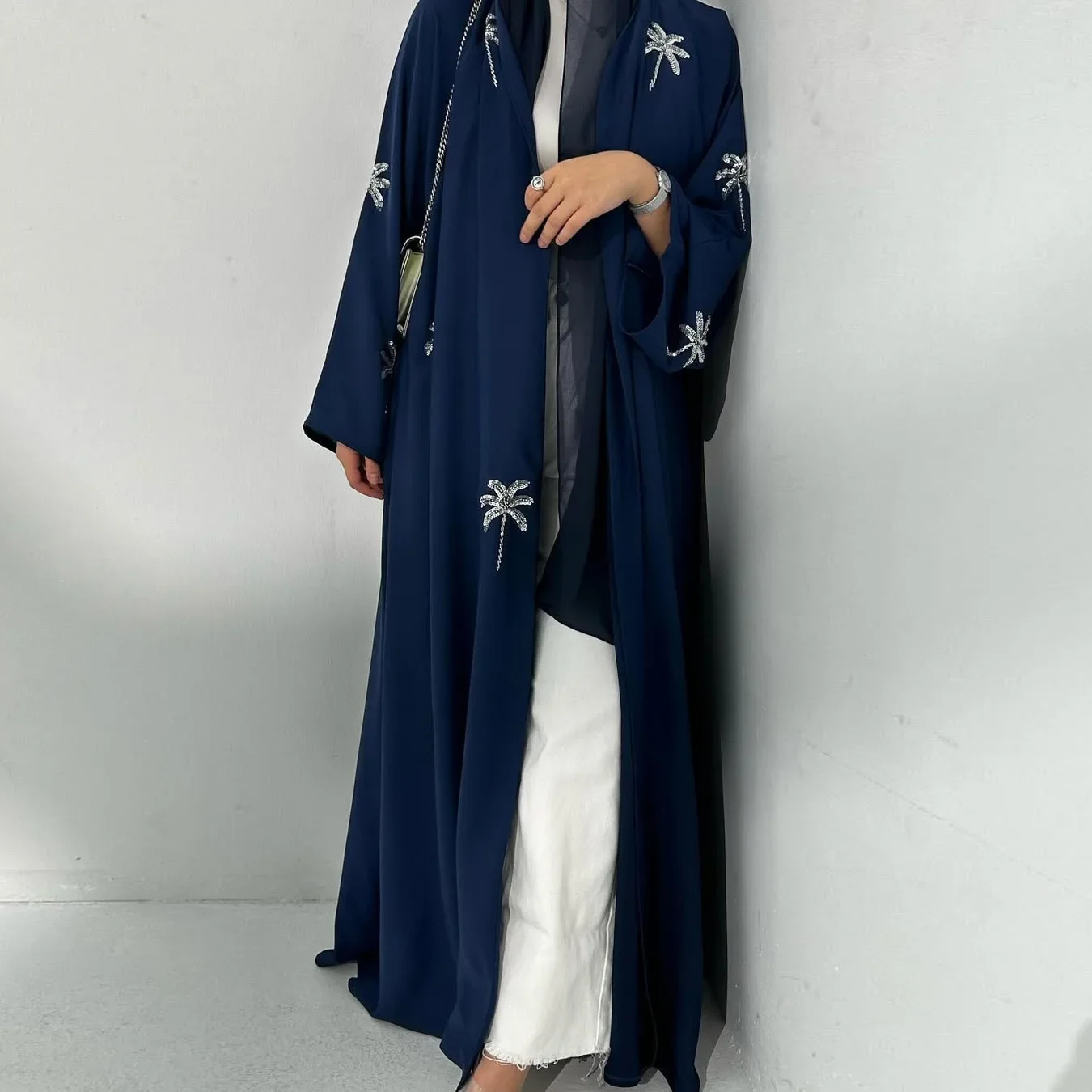 Cardigã Modesto Muçulmano para - Embroidery Kebaya avaliação e preço