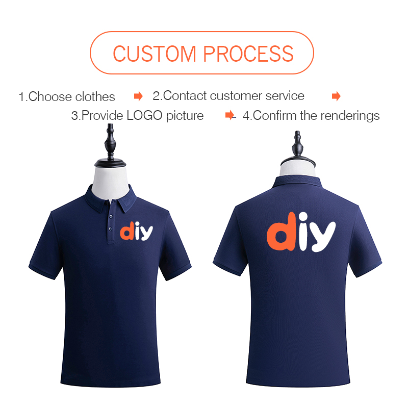 Camisa Polo Personalizável com - Embroidery Cotton Shirt avaliação e preço
