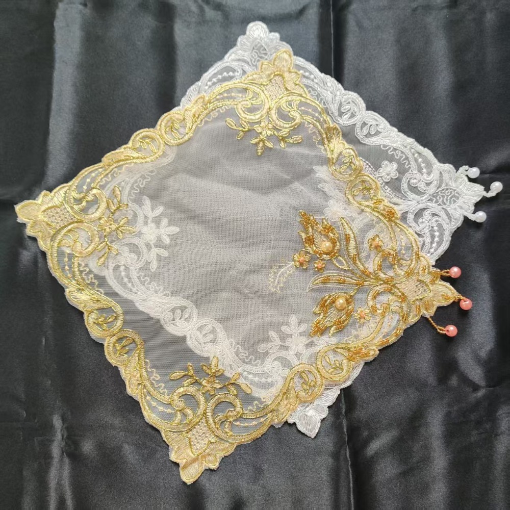 Sousplats de Bordado em Ouro c - Embroidery Rose avaliação e preço