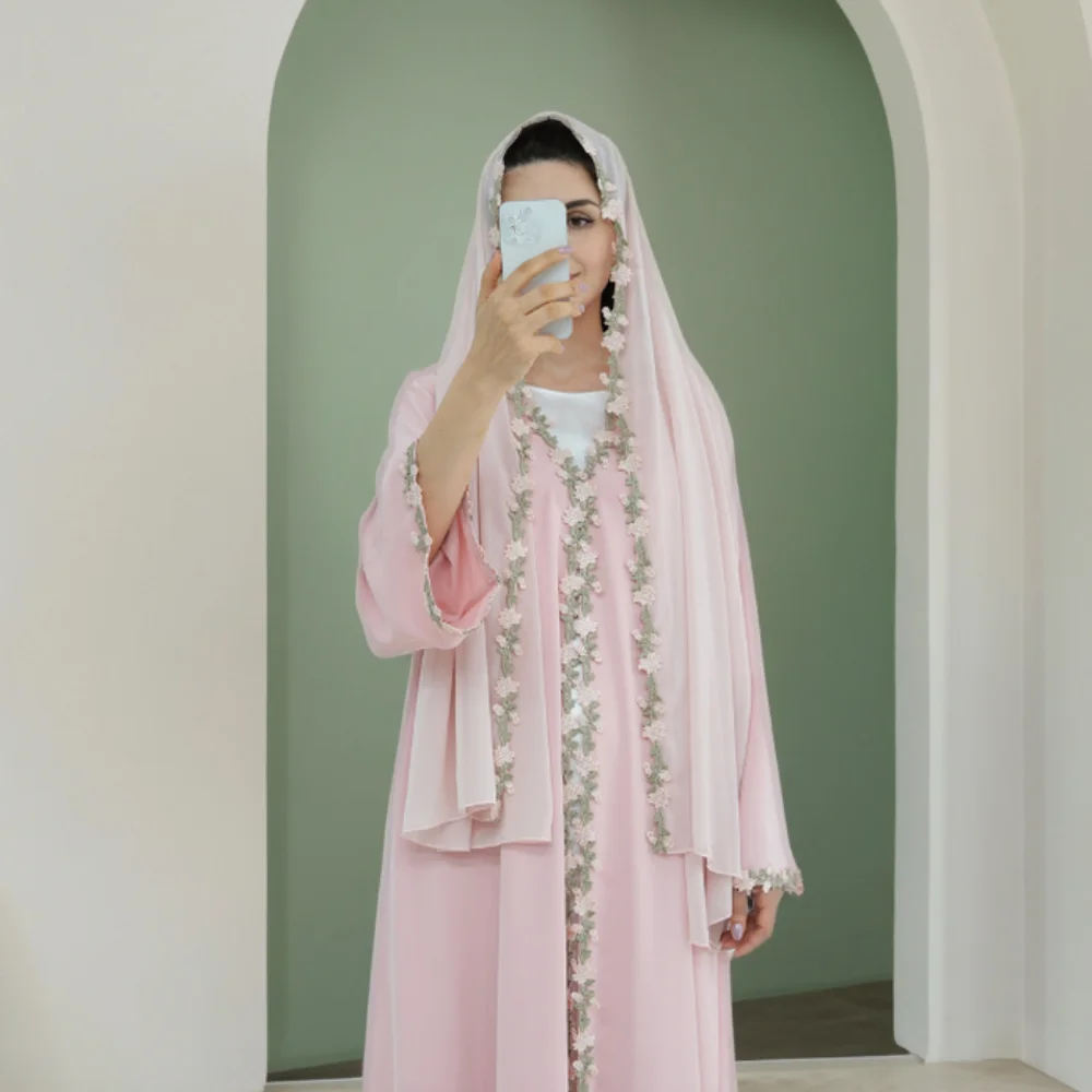Nova Abaya Dubai Open, Vestido - Embroidery Kebaya avaliação e preço