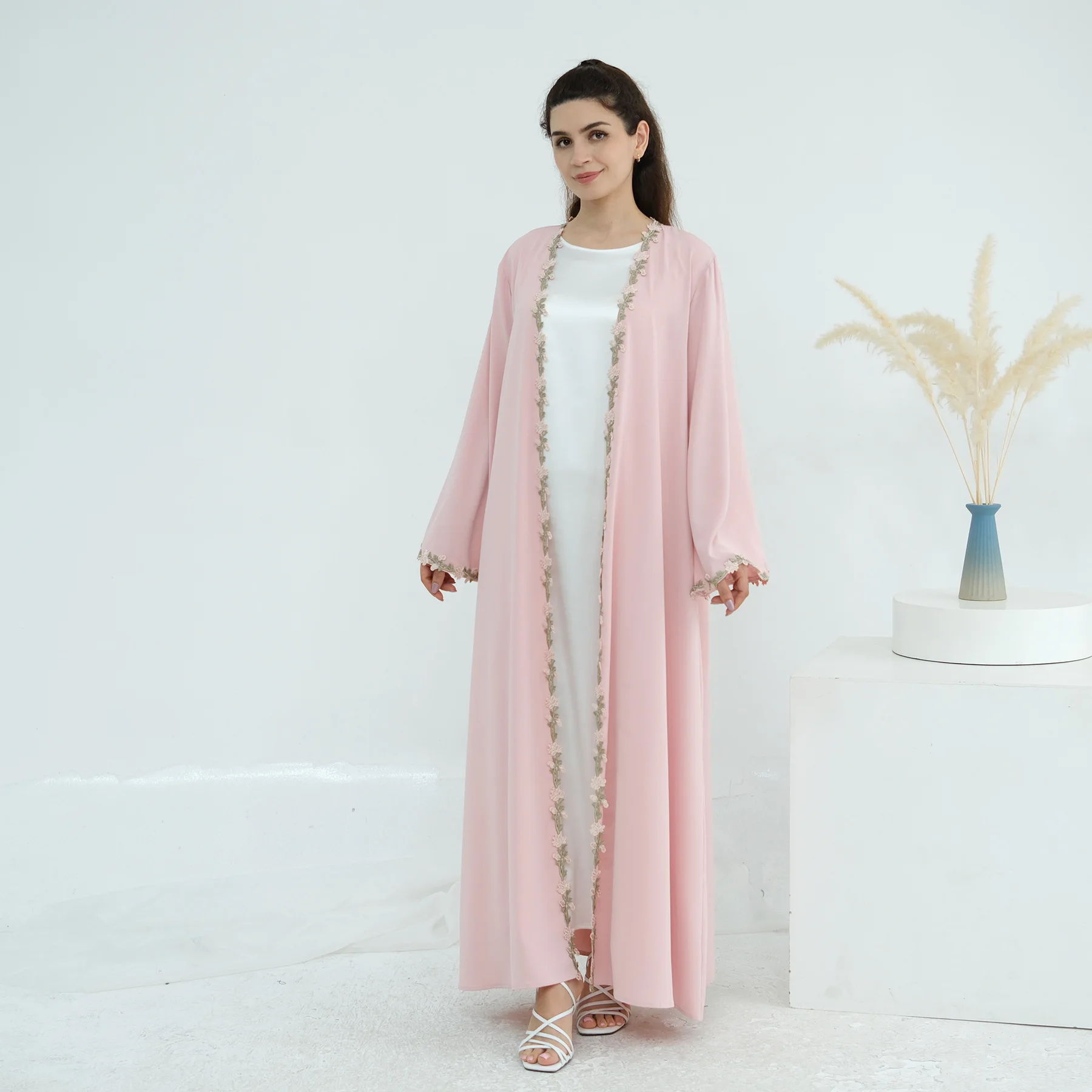 Nova Abaya Dubai Open, Vestido - Embroidery Kebaya avaliação e preço