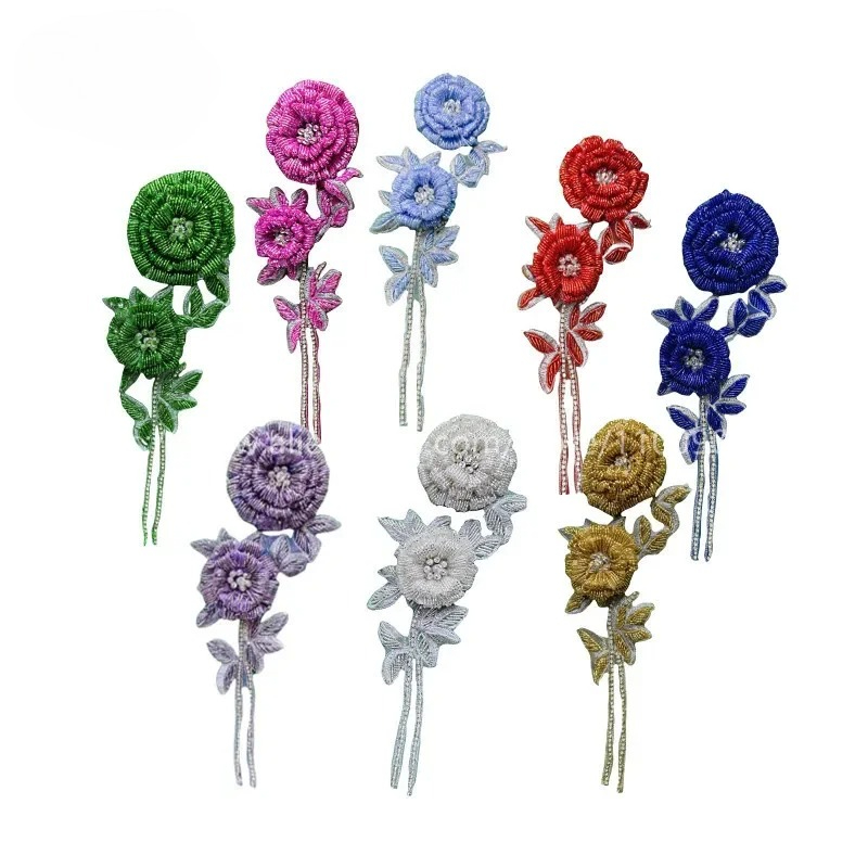 NOVAS flores de peito rosa mul - Embroidery Rose avaliação e preço