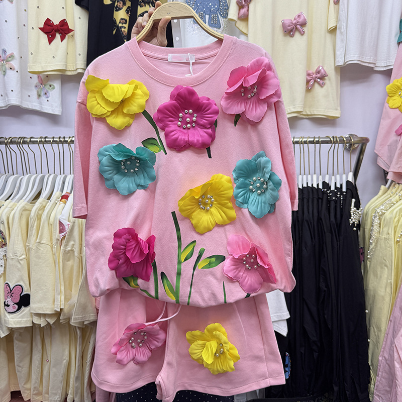 Verão colorido 3d flores camis - Embroidery Cotton Shirt avaliação e preço
