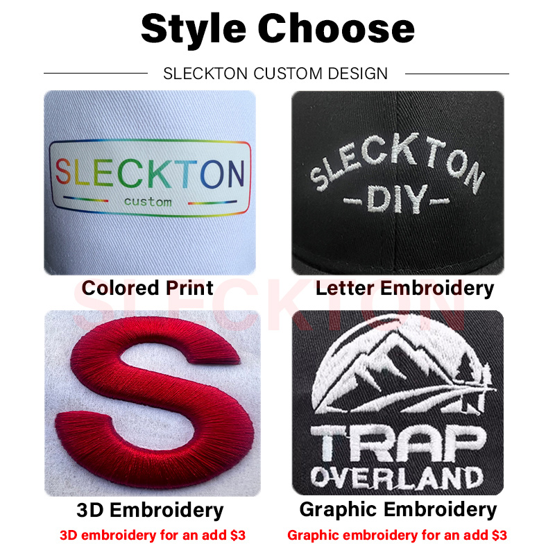 SLECKTON Boné de beisebol com  - Embroidery Design Logo avaliação e preço