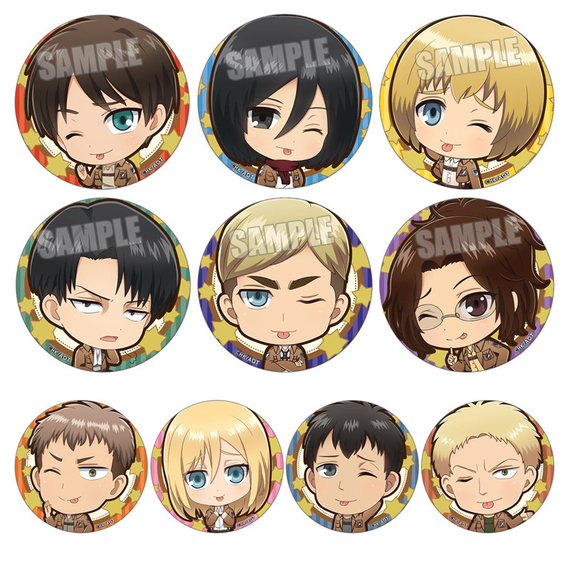 Broche de Anime Attack on Tita - Embroidery Reddit avaliação e preço
