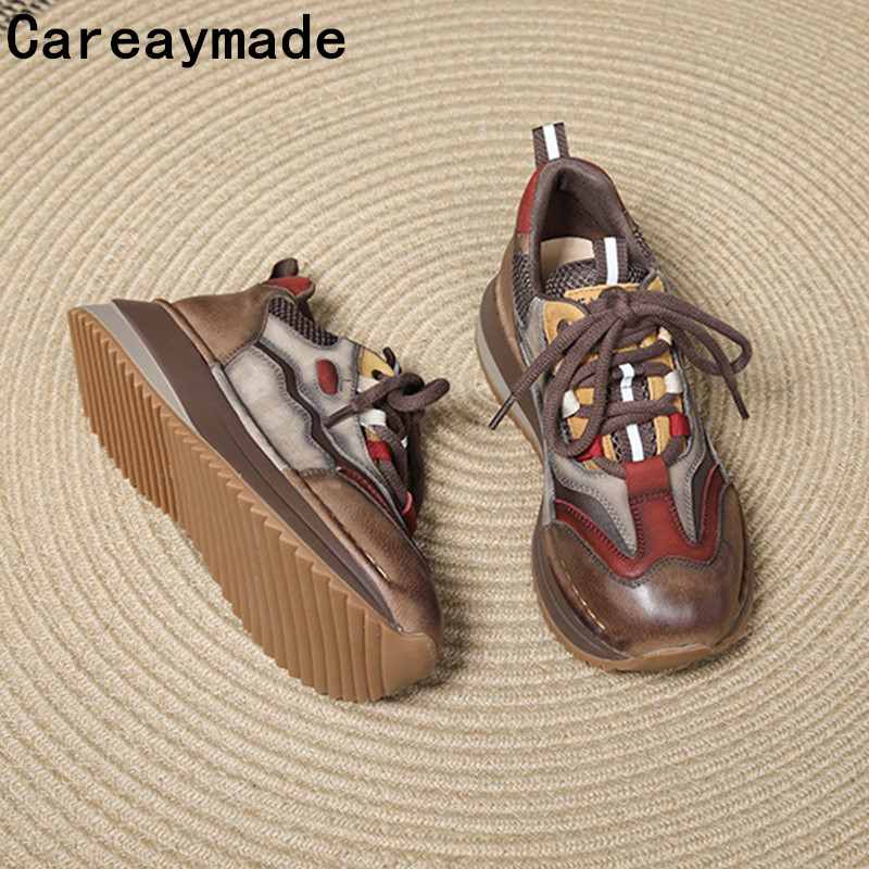 Careaymade-vaca couro genuíno  - Embroidery Garments avaliação e preço