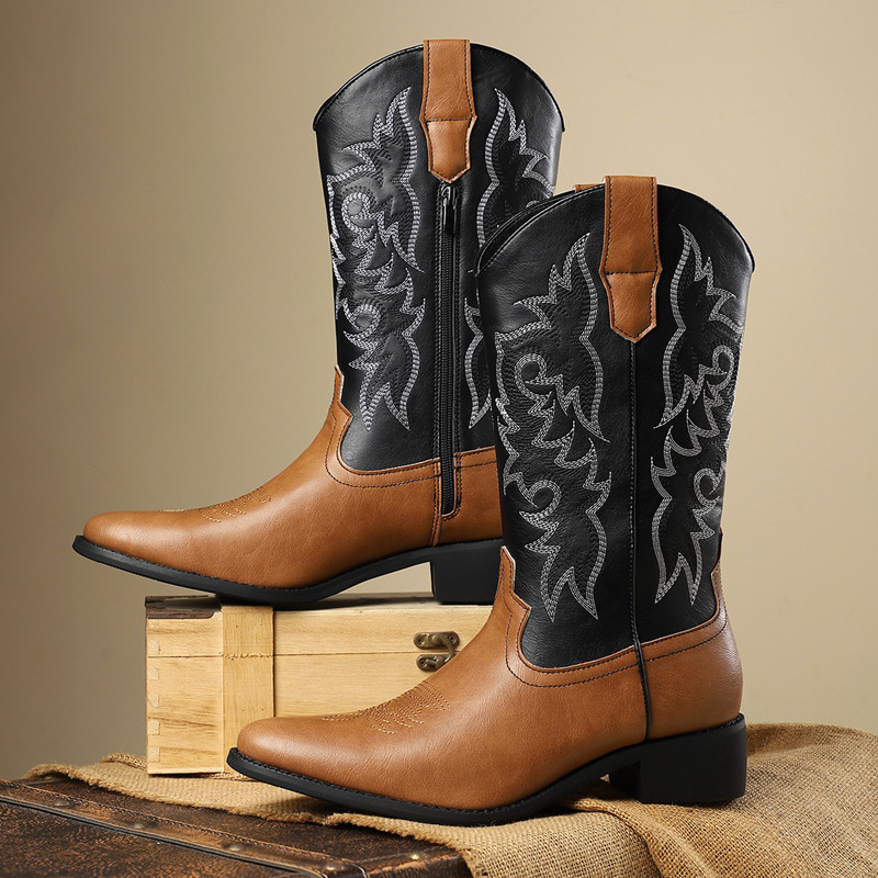 NOVO: Botas Masculinas de Cano - Embroidery Garments avaliação e preço