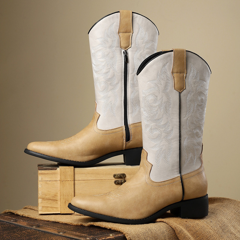 NOVO: Botas Masculinas de Cano - Embroidery Garments avaliação e preço