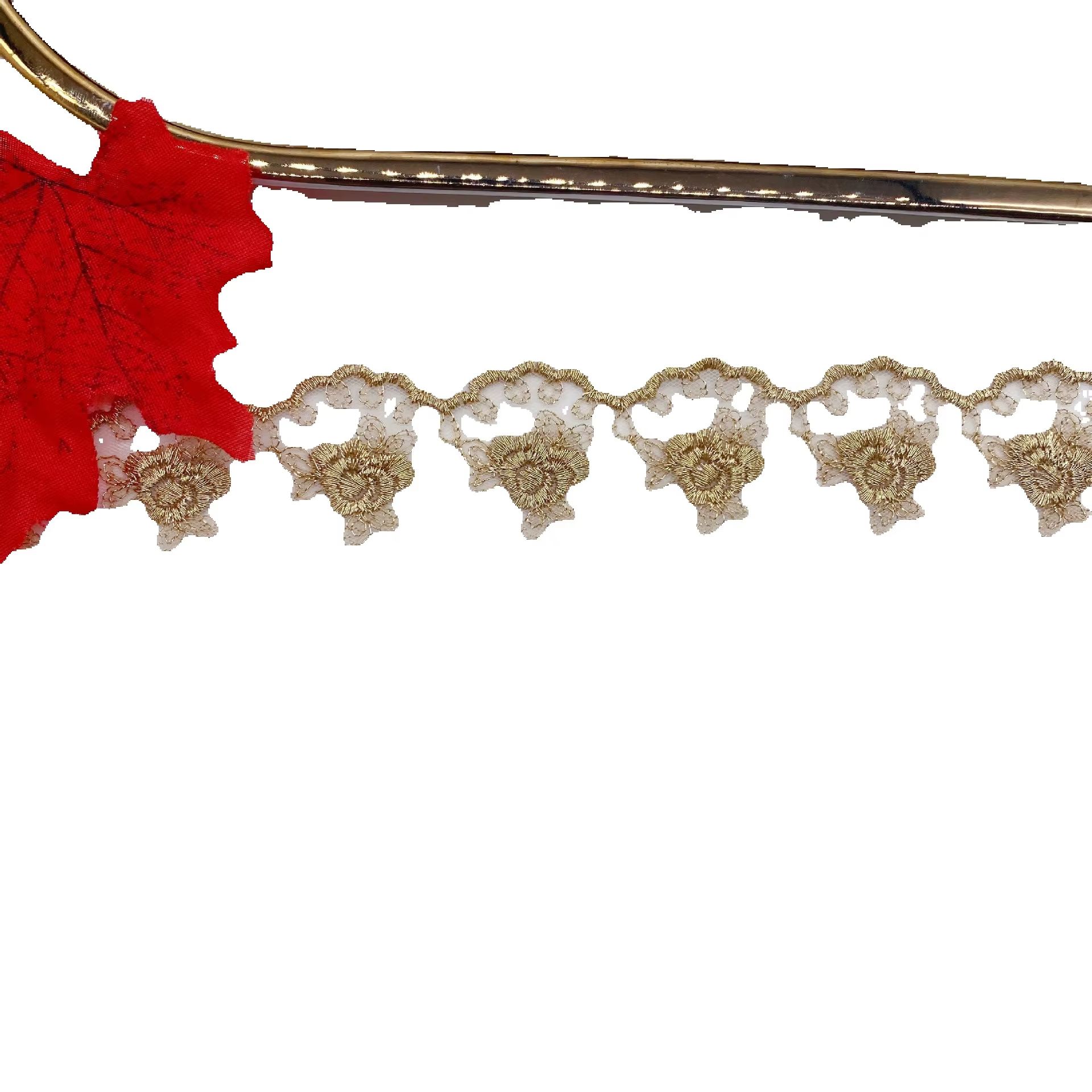 Tecido de renda com bordado de - Embroidery Rose avaliação e preço