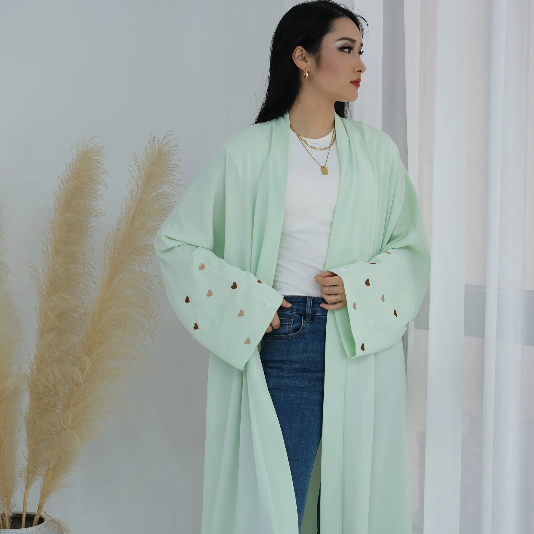 Vestido Longo com Bordado em F - Embroidery Kebaya avaliação e preço