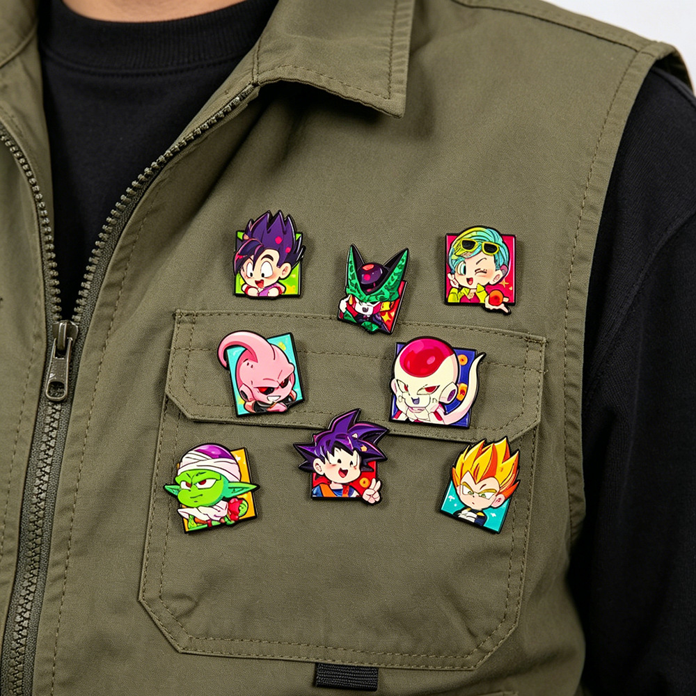 8 Peças de Pins Esmaltados de  - Embroidery Reddit avaliação e preço